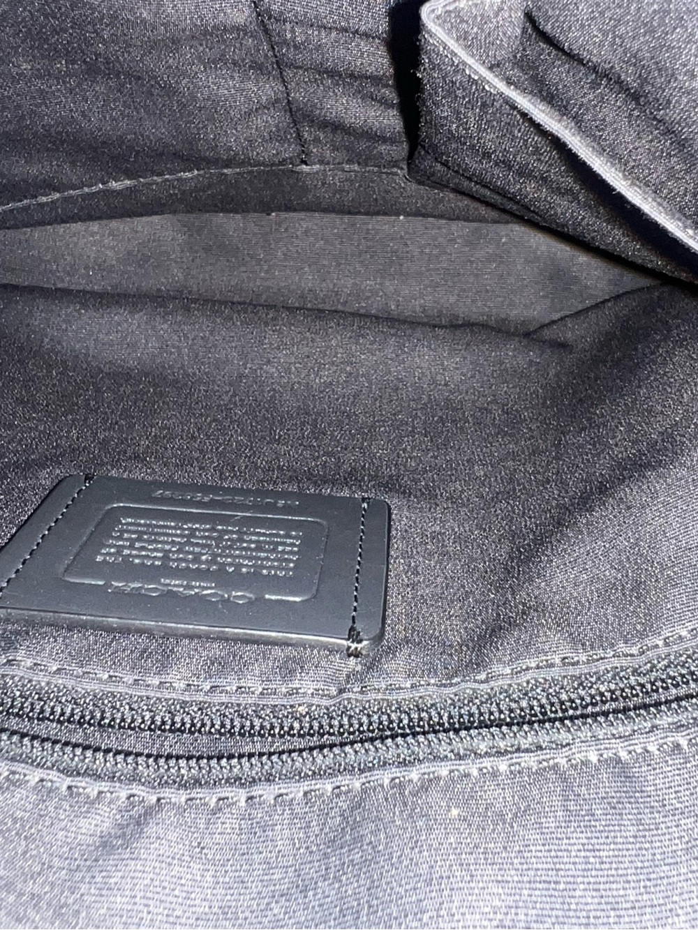 Coach Black Signature Crossbody Bag F29210 rarely used - Picture 9 of 16